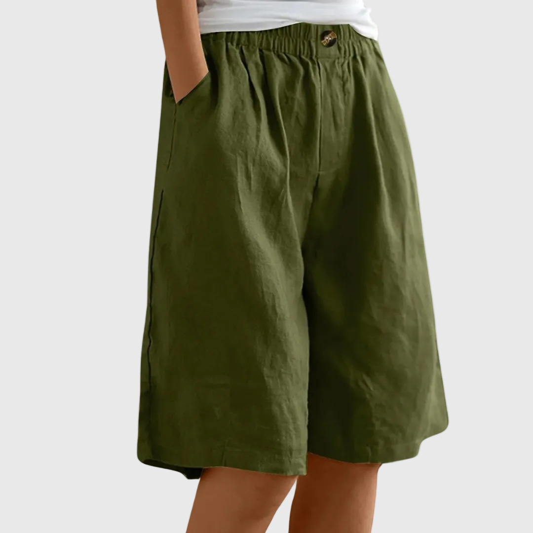 Indy | Elegante korte broek met relaxte pasvorm