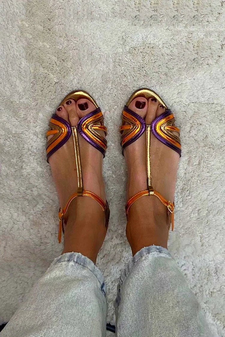 Katie – Mediterraanse Kleur Sandalen