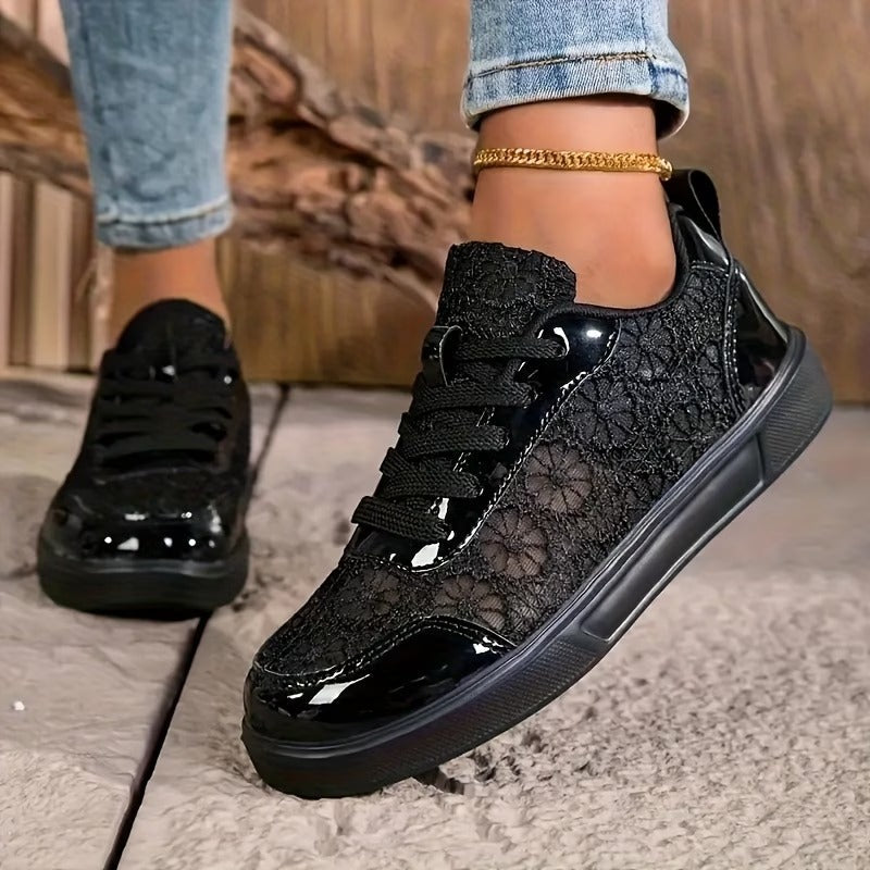Camille | Elegante kant sneakers