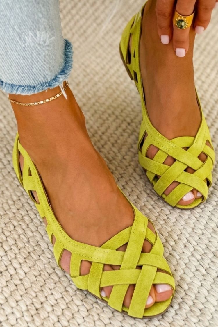Helena – Geweven Zomersandalen