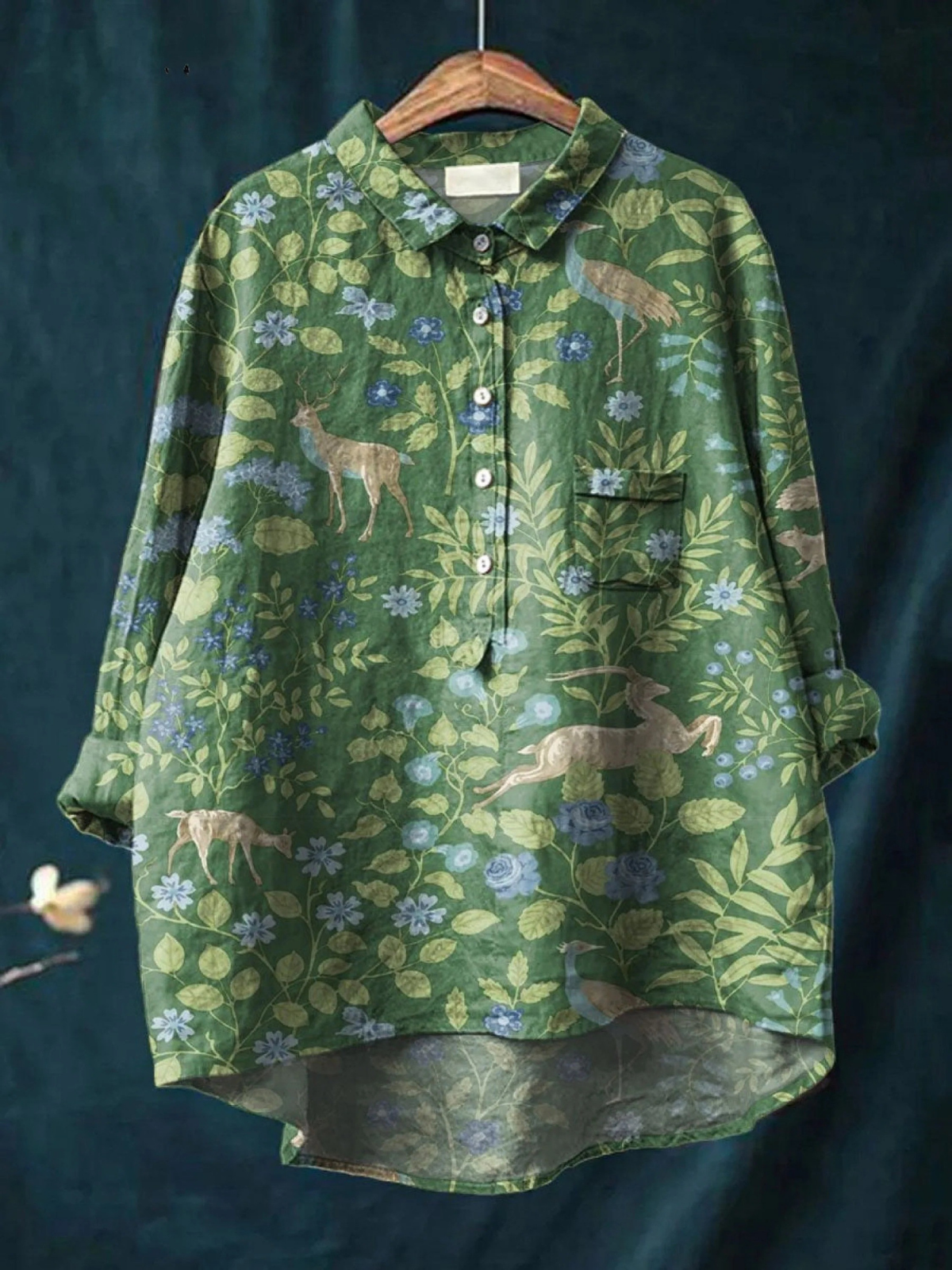 Georgië - Lichtgewicht Bloemen T-shirt
