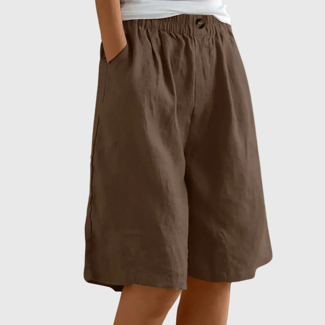 Indy | Elegante korte broek met relaxte pasvorm