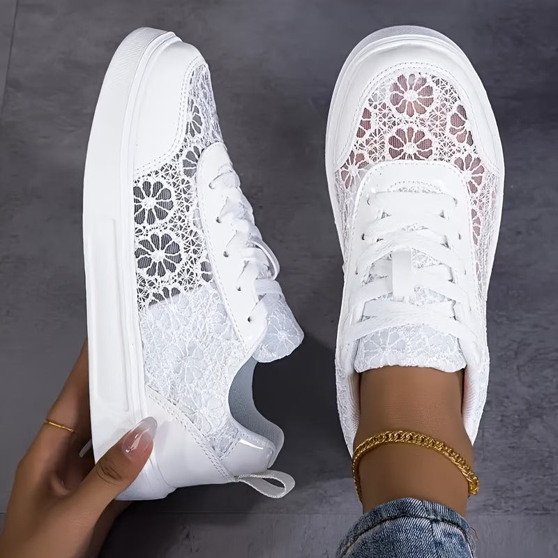 Camille | Elegante kant sneakers