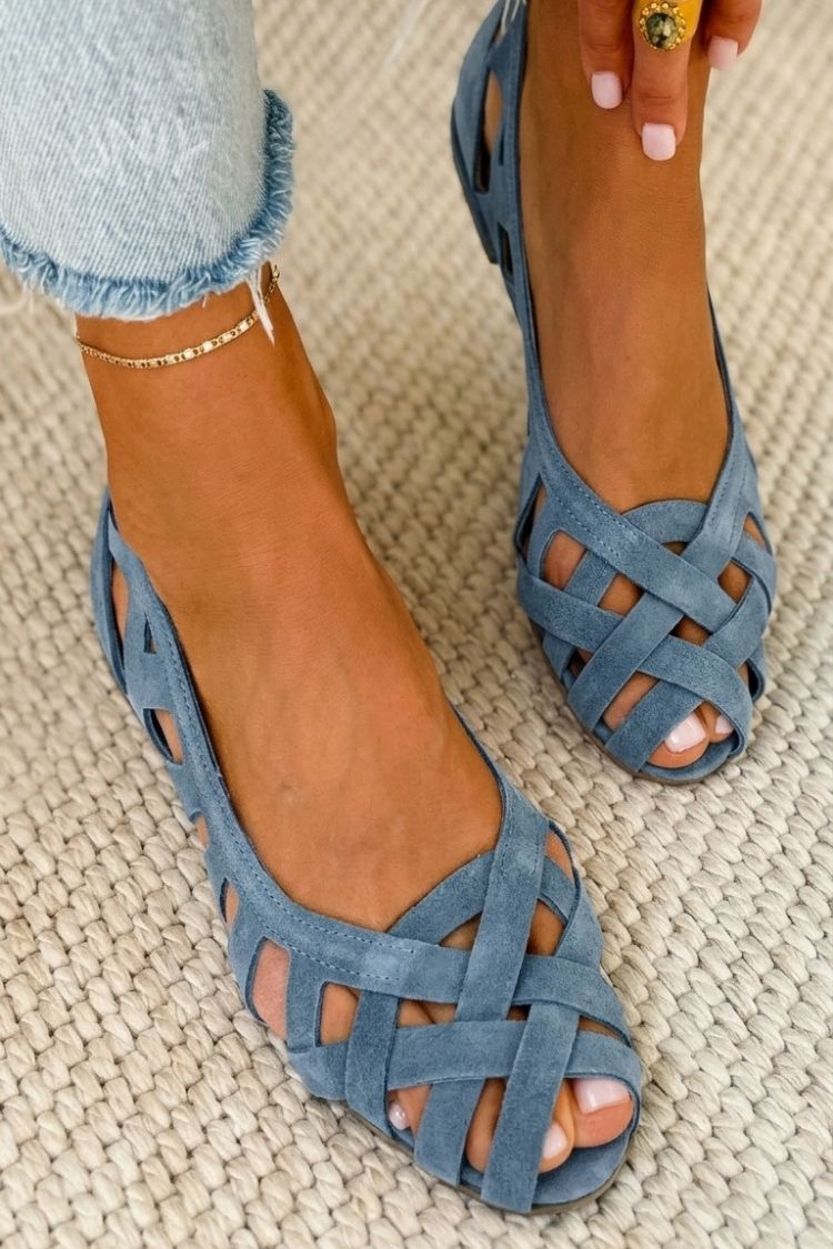 Helena – Geweven Zomersandalen