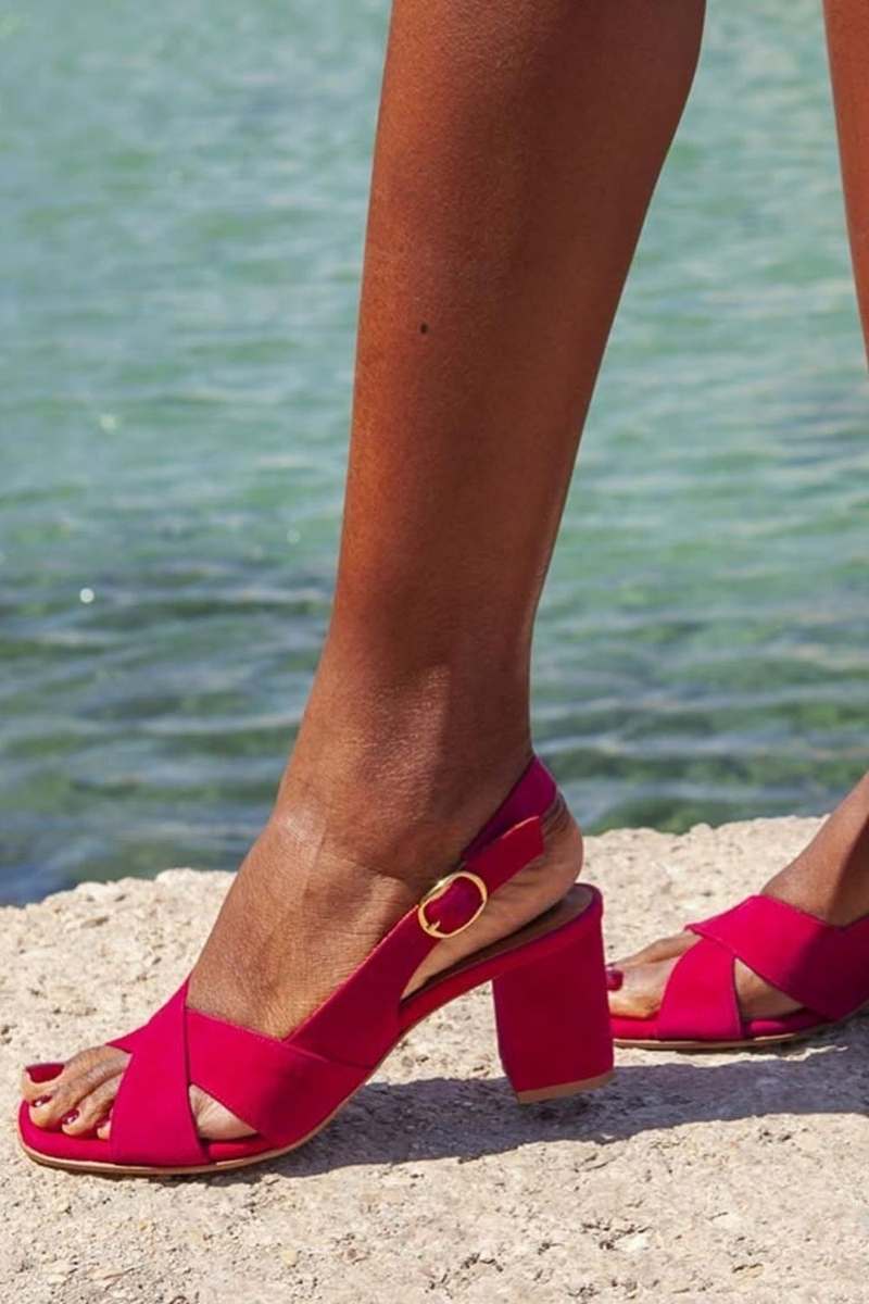 Heidi – Luchtblauwe Zomer Sandalen