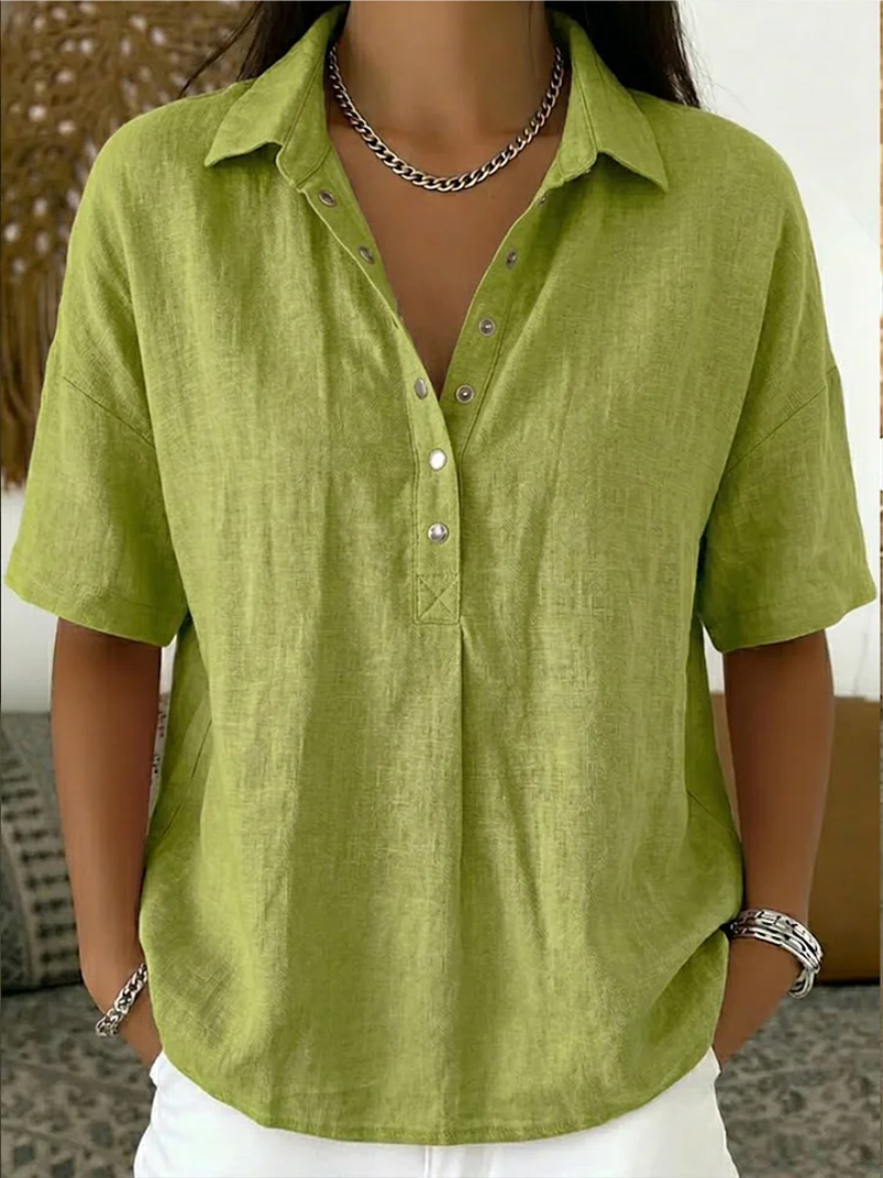 Amara | Klassieke Blouse met Kraag voor Dames