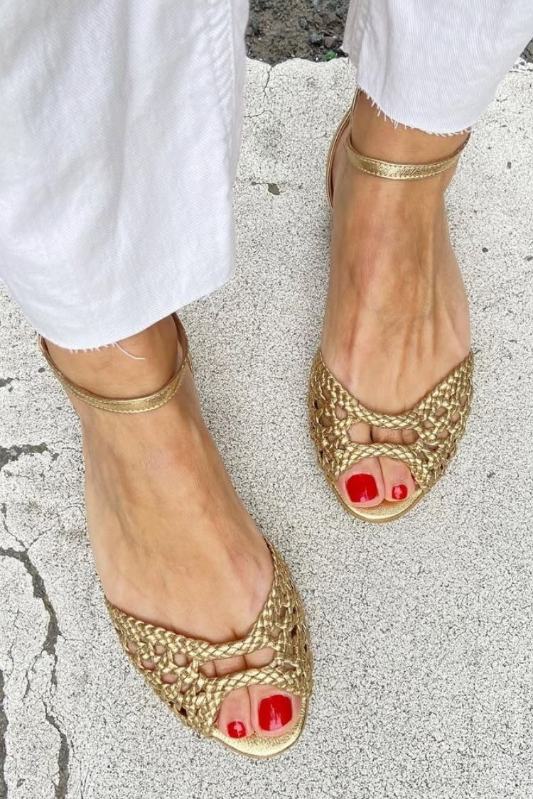 Isabelle – Geweven Zomer Sandalen