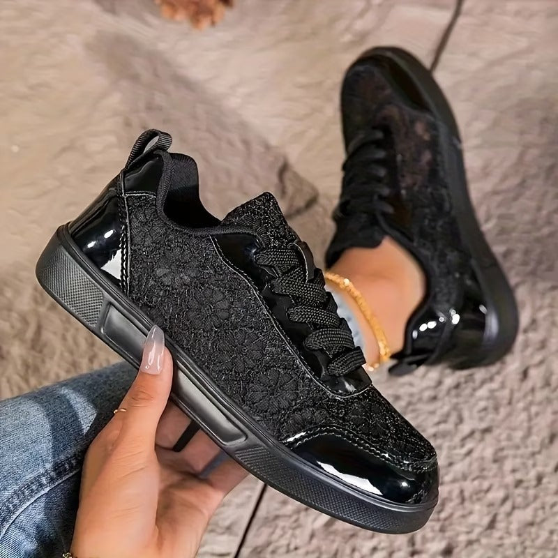 Camille | Elegante kant sneakers