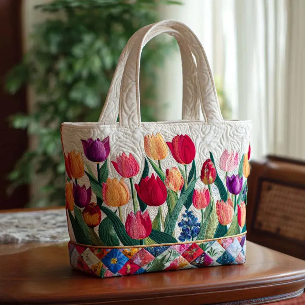 Tulipe - Chic Gequilt Handtas