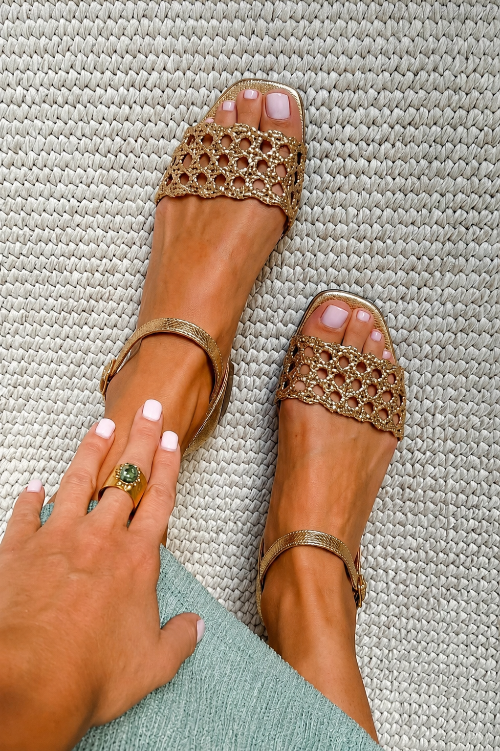 Gabriella – Gouden Zomer Betovering Sandalen