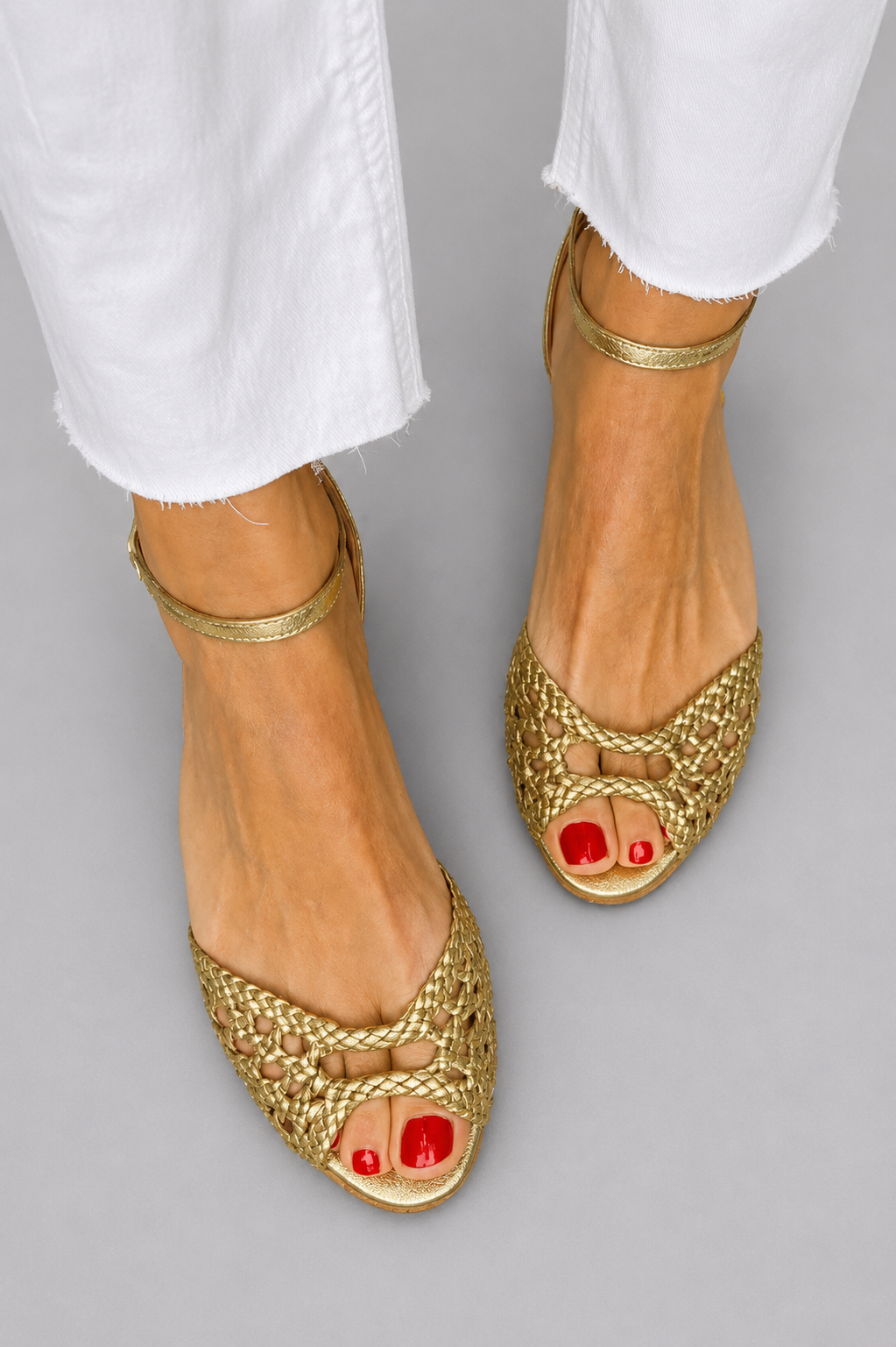 Isabelle – Geweven Zomer Sandalen