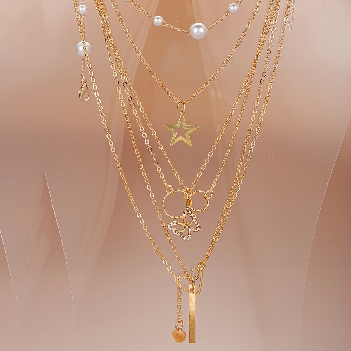 A Set of 86 Fashionable And Elegant Jewelry Pieces for Women, Including Necklaces, Earrings, Rings, And Studs, Perfect for Everyday Wear, Versatile for Holidays, And Trendy Gifts (Without a Box). - Bellanza