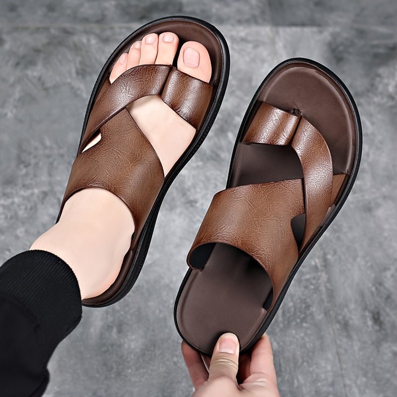 Adrien Comfortabele Slip - On Heren Sandalen - bellanza