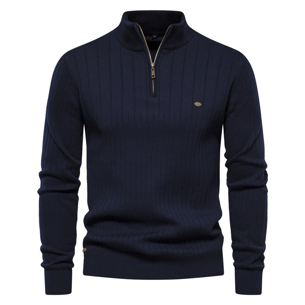 Aiopeson | Neue Herbst Zip Pullover für Männer - bellanza