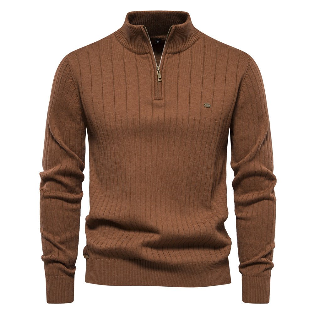 Aiopeson | Neue Herbst Zip Pullover für Männer - bellanza