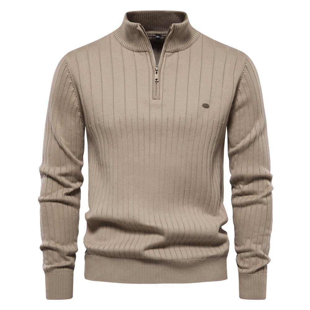 Aiopeson | Neue Herbst Zip Pullover für Männer - bellanza