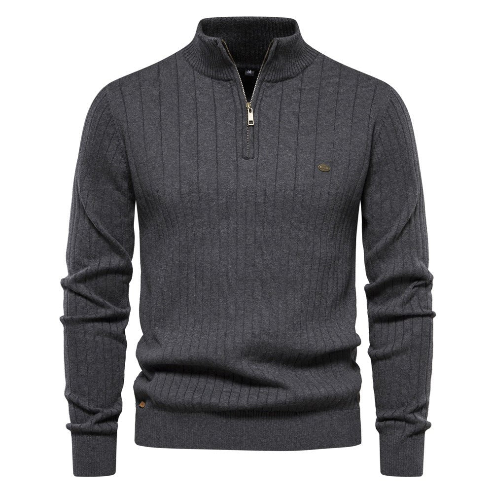 Aiopeson | Neue Herbst Zip Pullover für Männer - bellanza