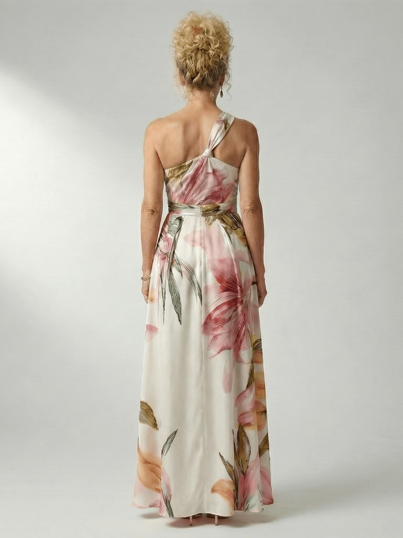 Amiel | Maxi Bloemenjurk Licht - Bellanza