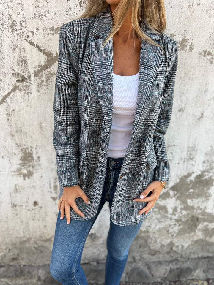 Anabella | Lässiger kariert Blazer - Bellanza