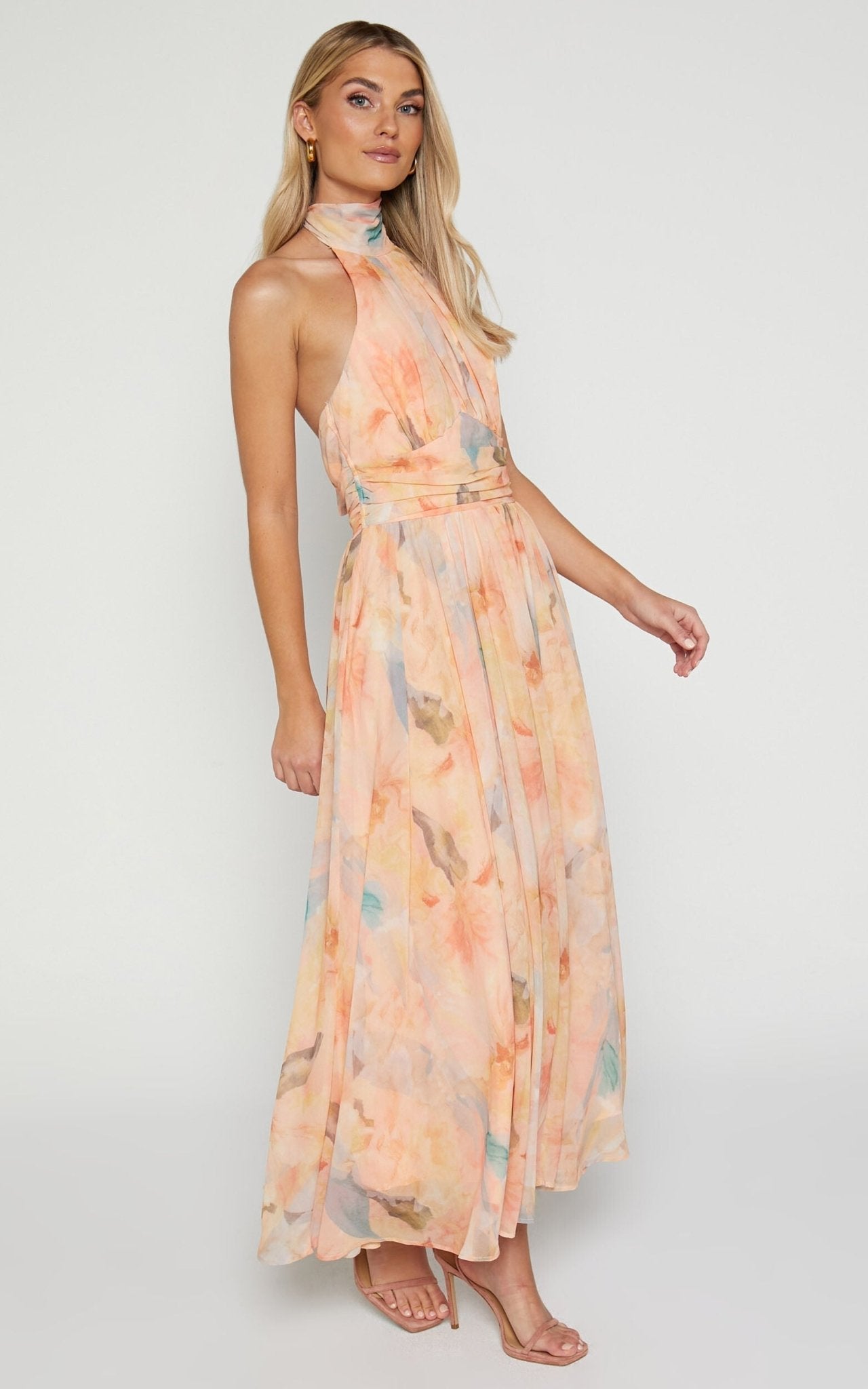 Antonella | Elegante Halterneck - Maxikleed - bellanza