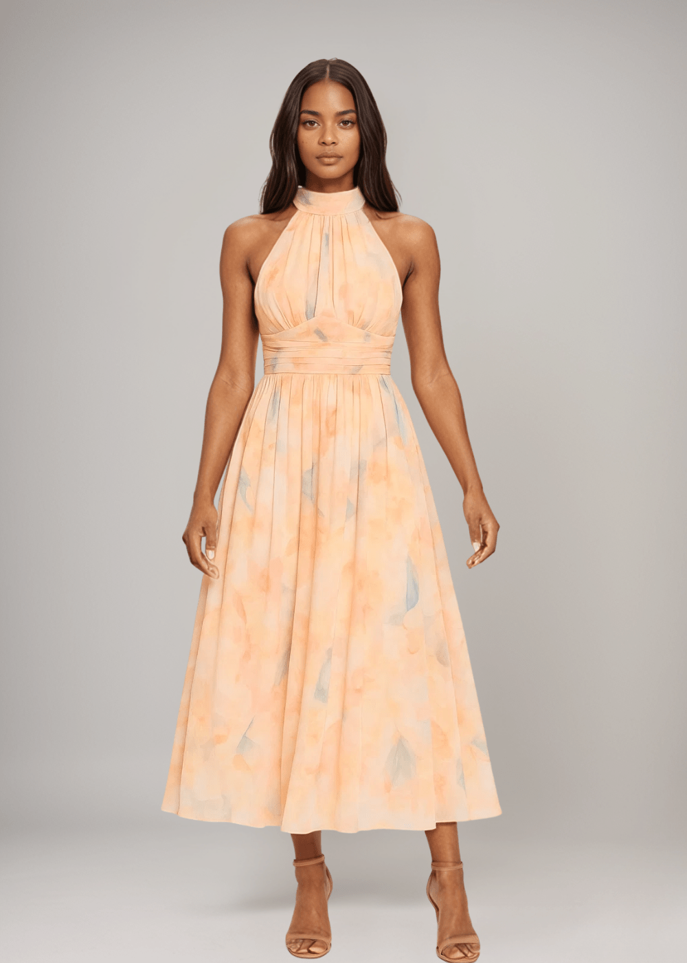 Antonella | Elegante Halterneck - Maxikleed - bellanza