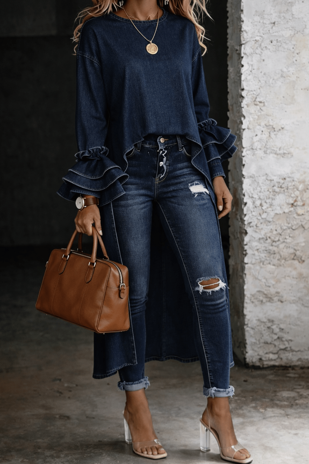 Ashley | Casual shirt top - Bellanza
