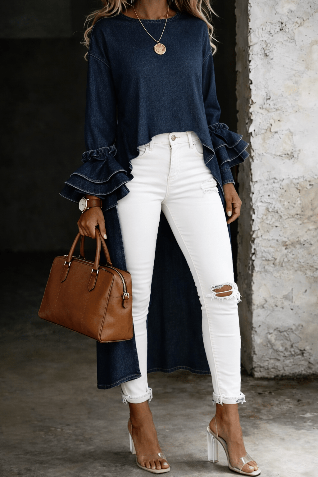 Ashley | Casual shirt top - Bellanza