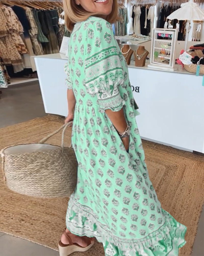 Aurelia | Stijlvolle Boho Jurk - bellanza