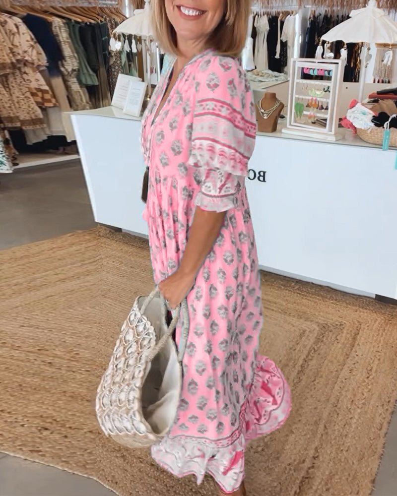 Aurelia | Stijlvolle Boho Jurk - bellanza