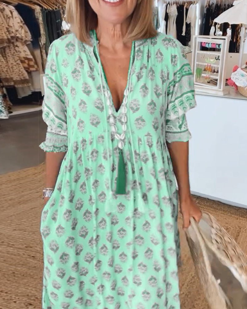 Aurelia | Stijlvolle Boho Jurk - bellanza