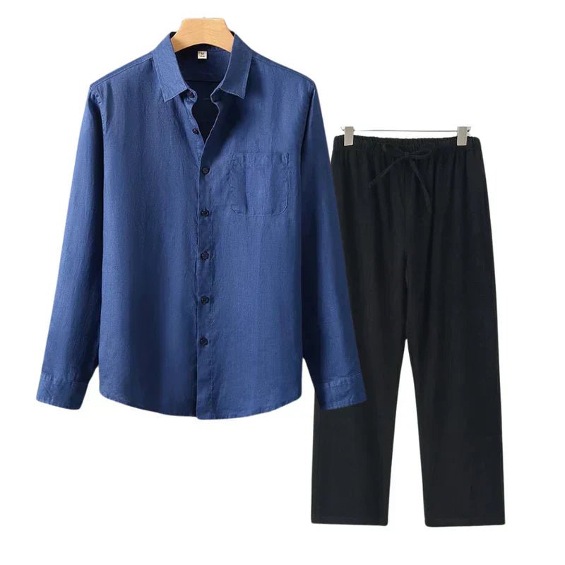 Beeckhoven™ | Linnen Combo Longsleeve - bellanza