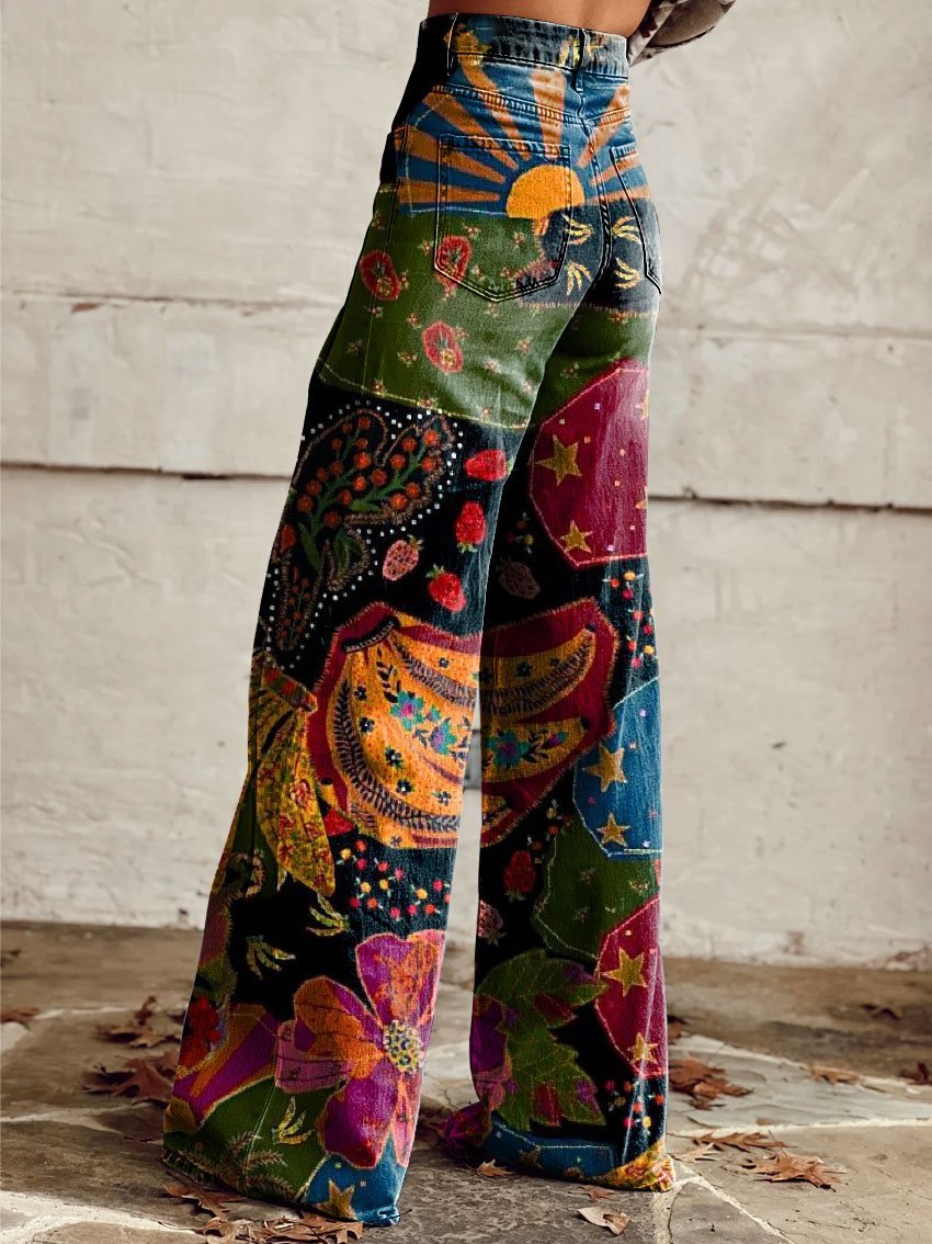 Bellanza | Boho Vintage Broek - bellanza