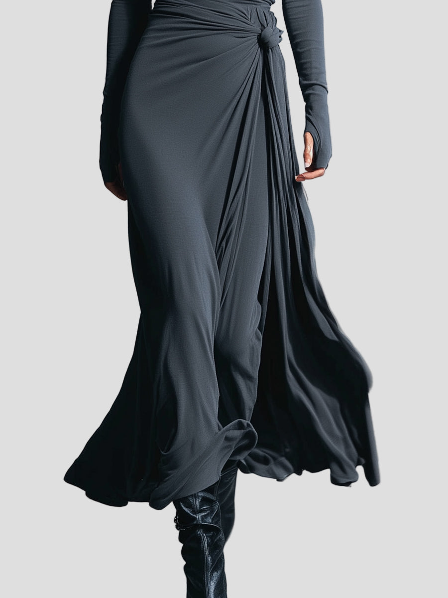 Nette | Elegante wikkeljurk met maxi-lengte