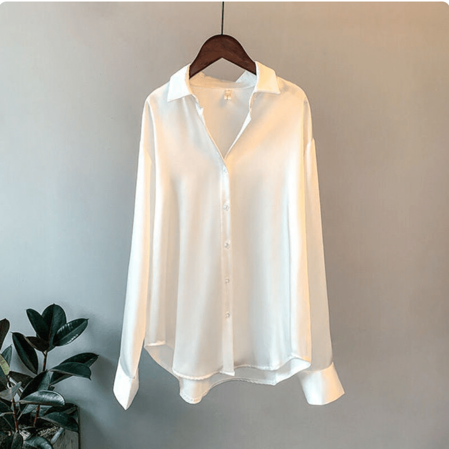 CAMICIA™ | SATIJNEN BLOUSE VOOR DAMES - bellanza