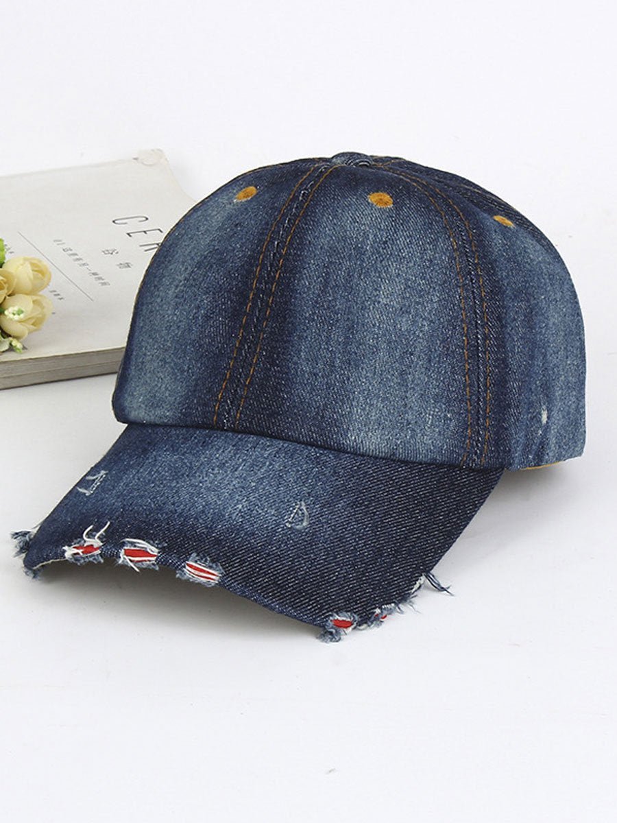 Casual Fashion Denim Sport Zonnebescherming Baseball Cap - Bellanza
