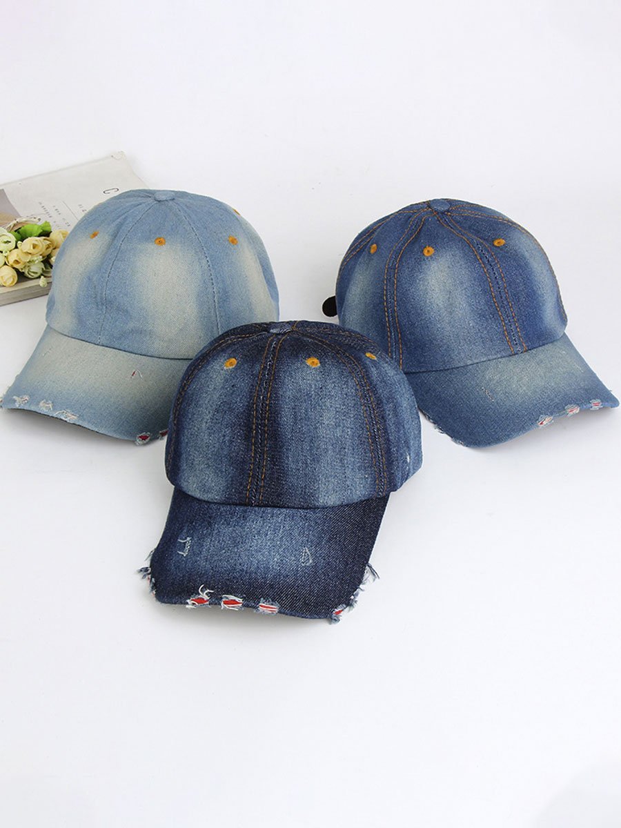 Casual Fashion Denim Sport Zonnebescherming Baseball Cap - Bellanza