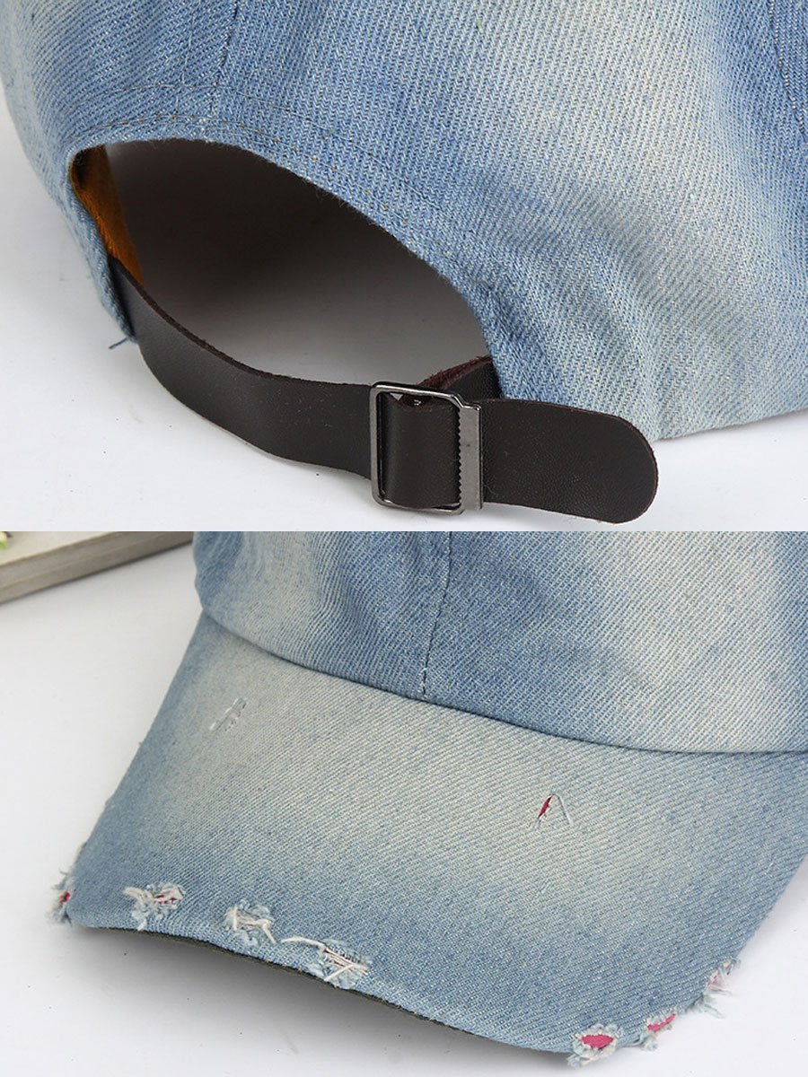 Casual Fashion Denim Sport Zonnebescherming Baseball Cap - Bellanza