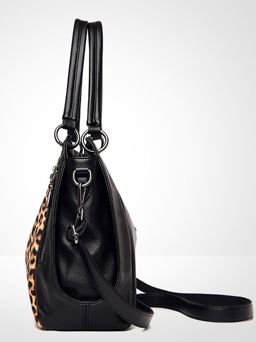 Casual Luipaardprint Zebra Schoudertas - Bellanza