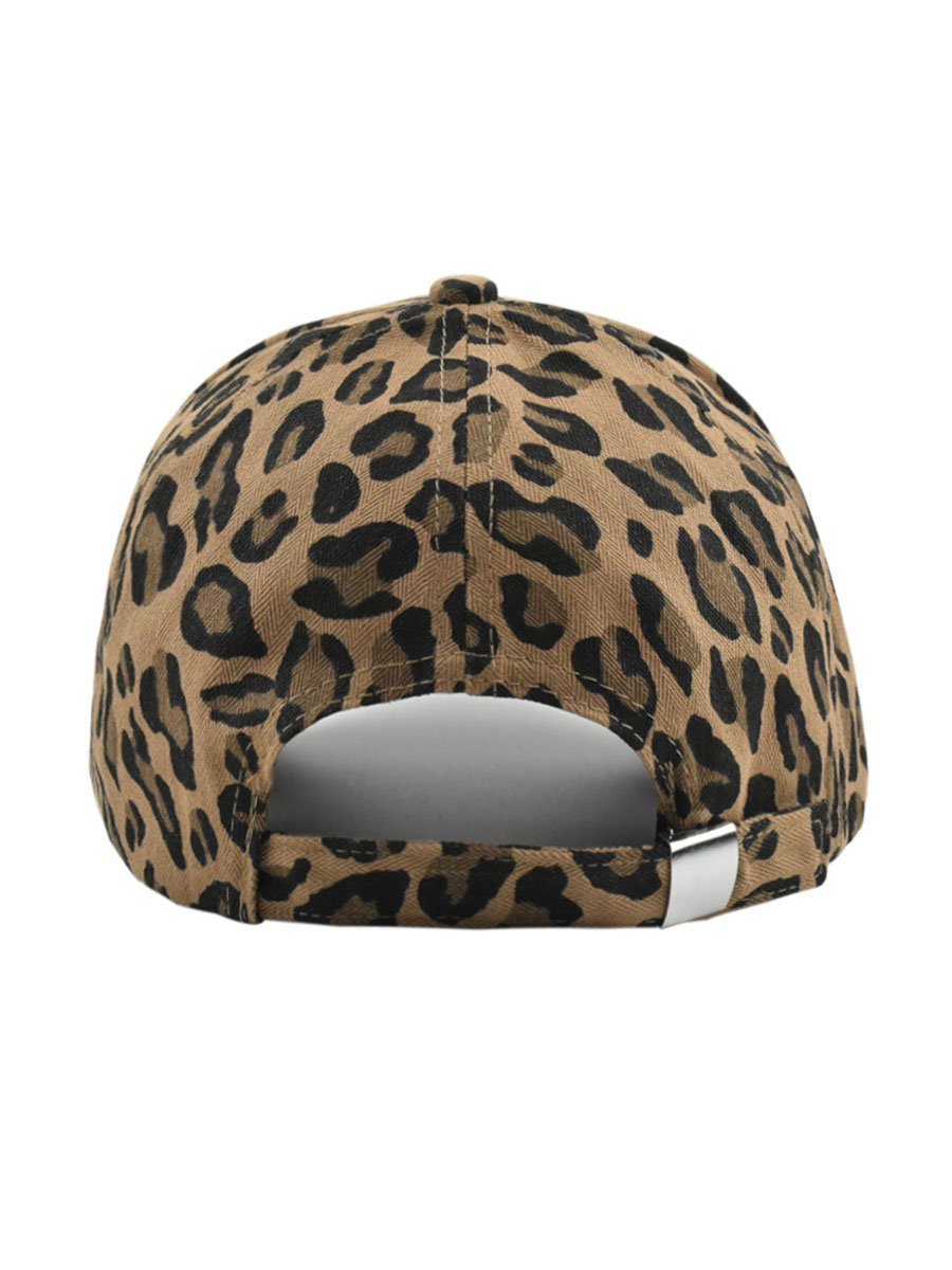 Casual Retro Luipaardprint Baseballcap - Bellanza