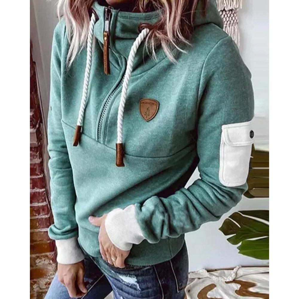 Chantal | Warme en Comfortabele Half - zip Trui - Bellanza