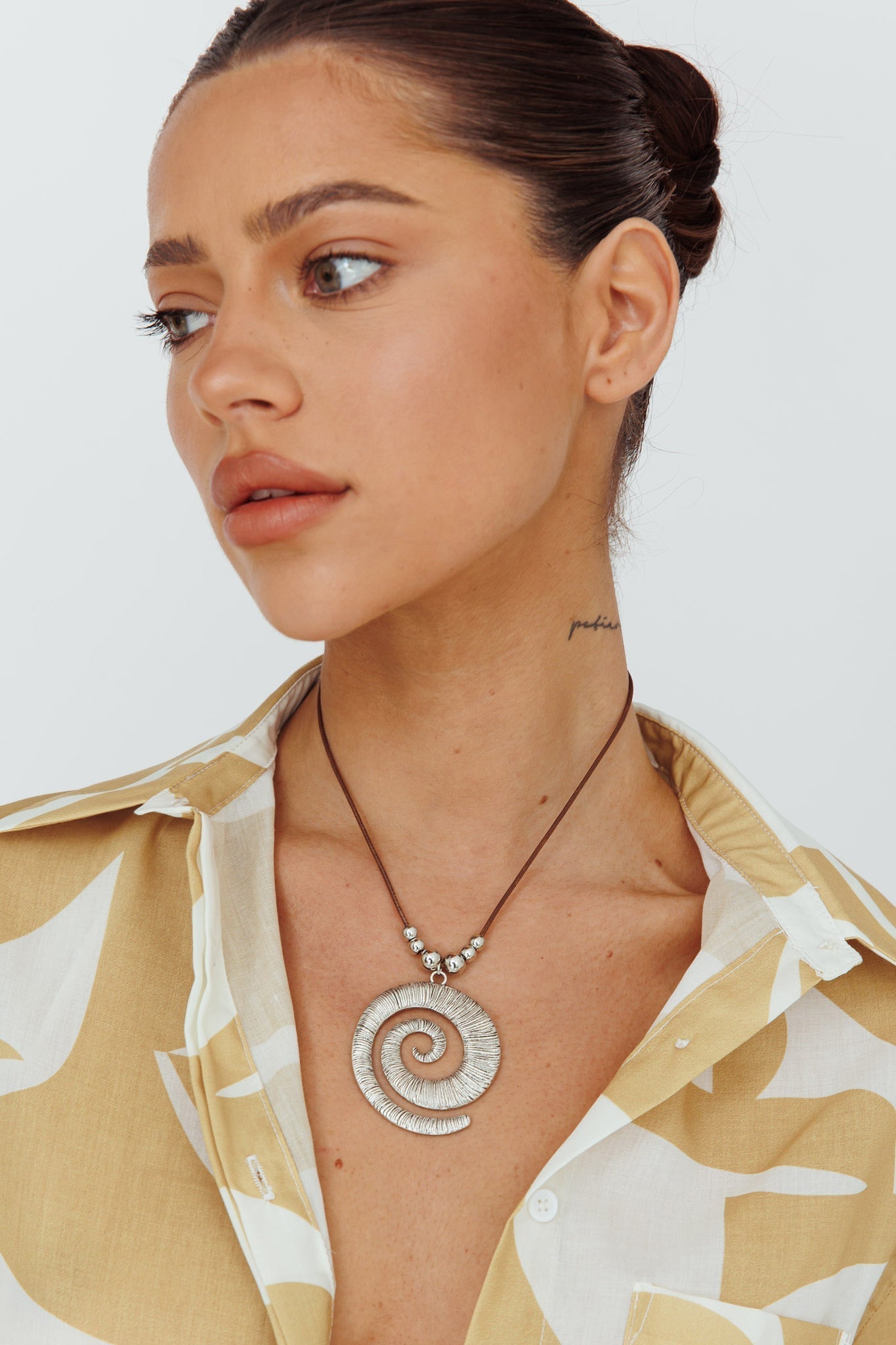 Collier Pendentif Coolum Zilver - Bellanza