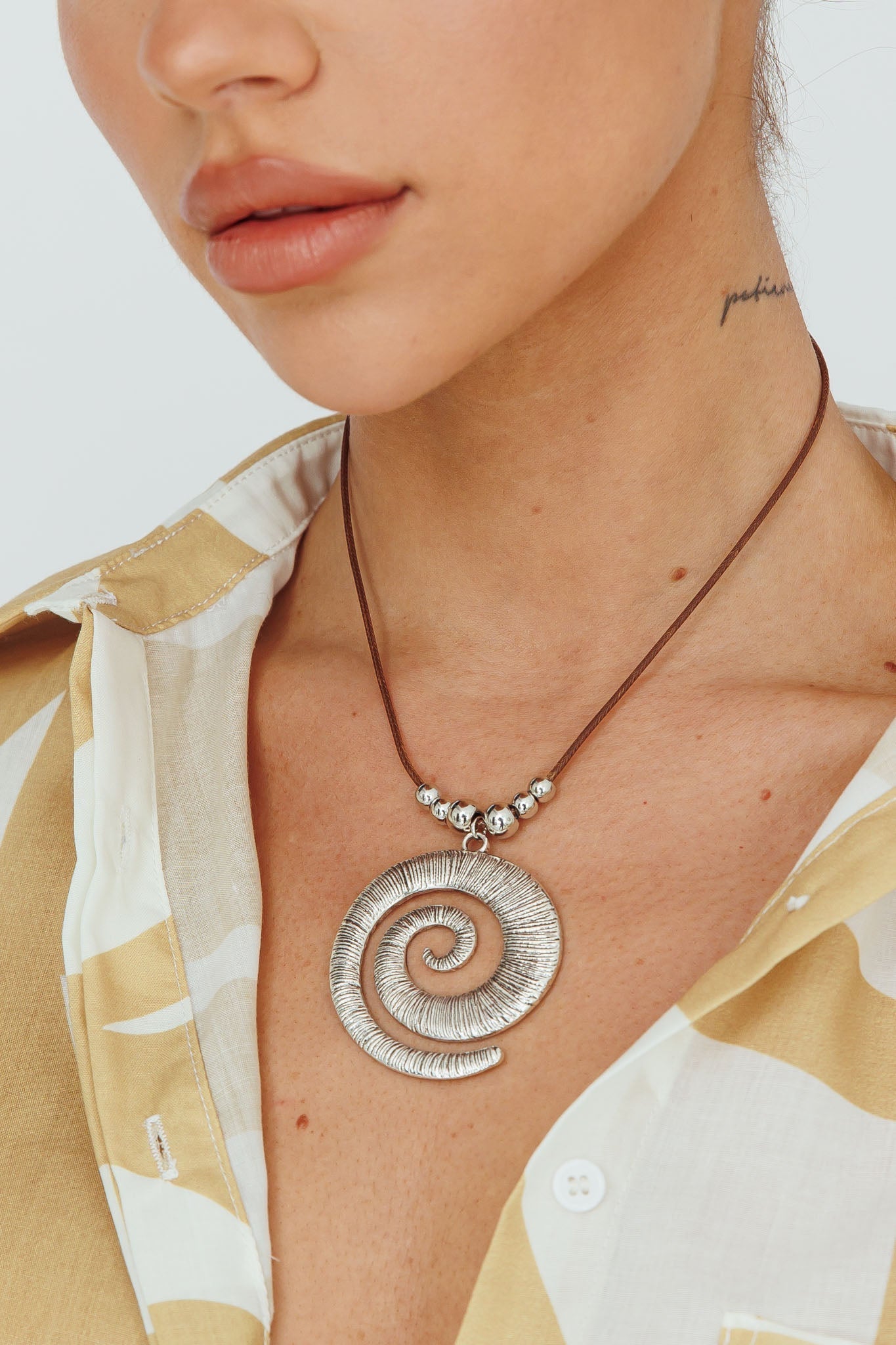 Collier Pendentif Coolum Zilver - Bellanza