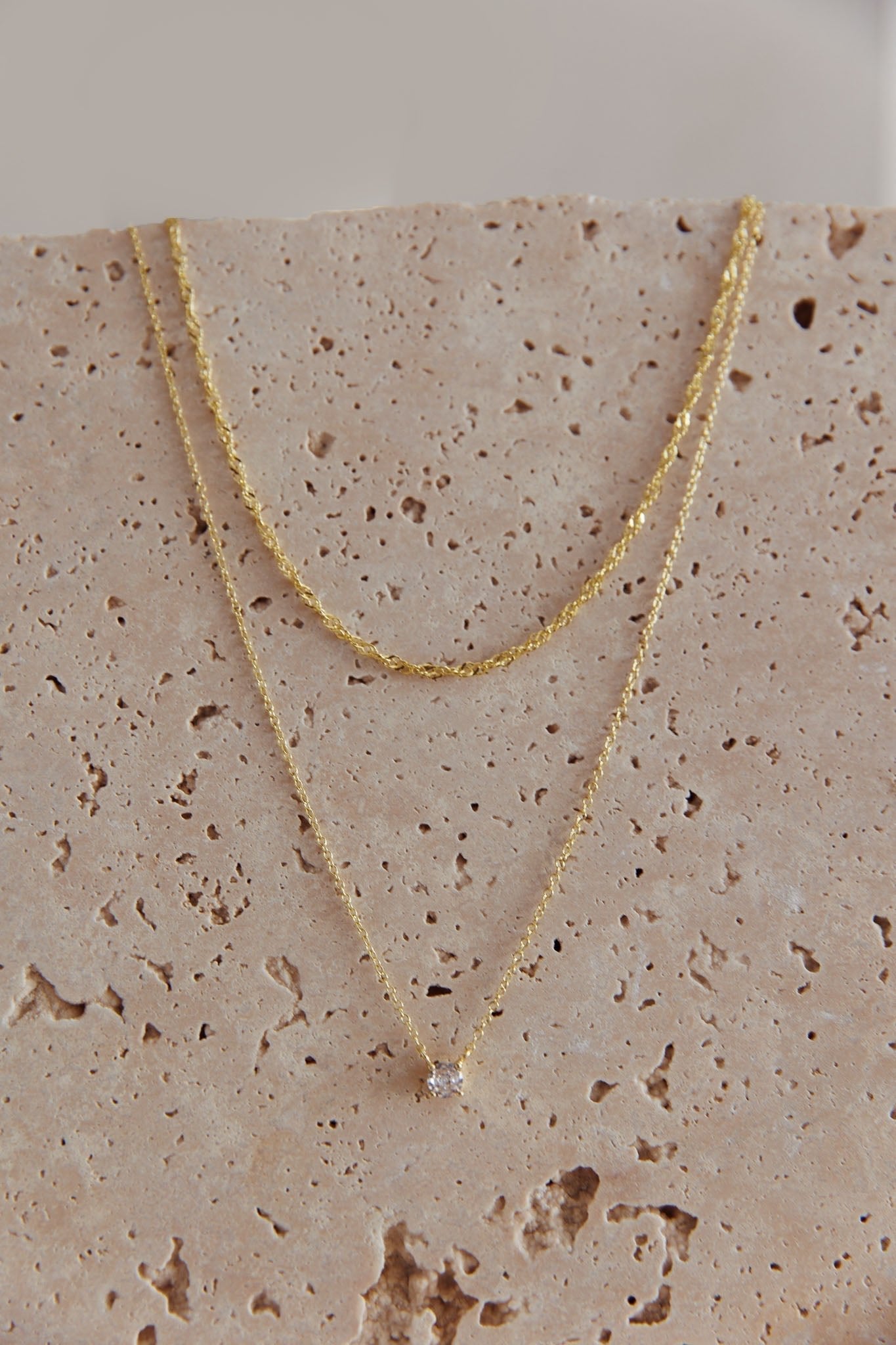 Collier Pendentif in Kristal Sarai Goud - Bellanza