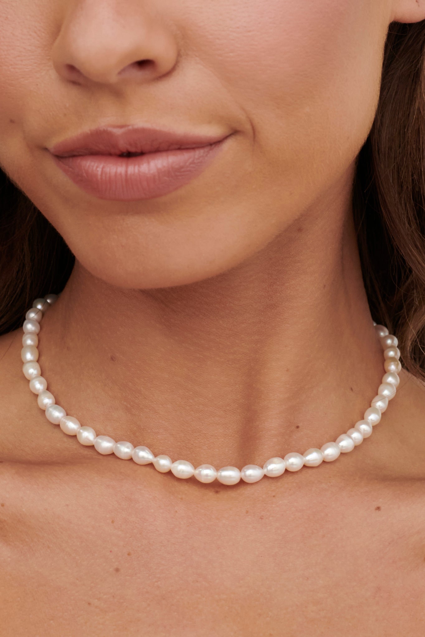 Collier van Bonita Parels Goud - Bellanza