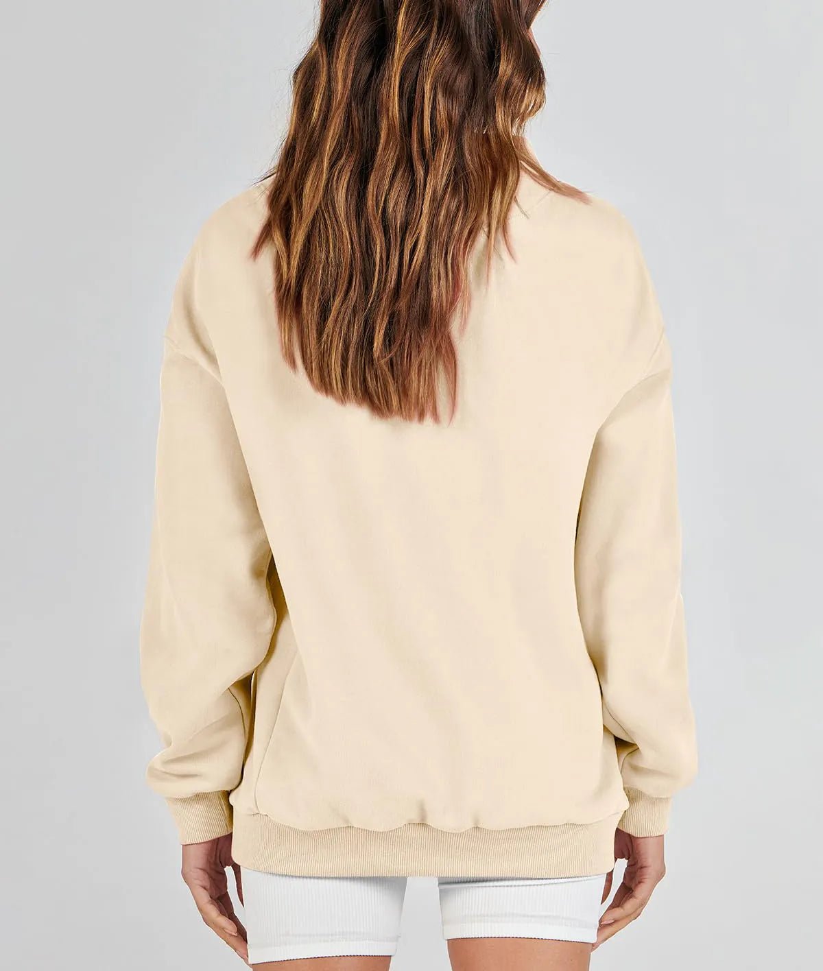 Comfy oversized dames sweatshirt met ronde hals - bellanza