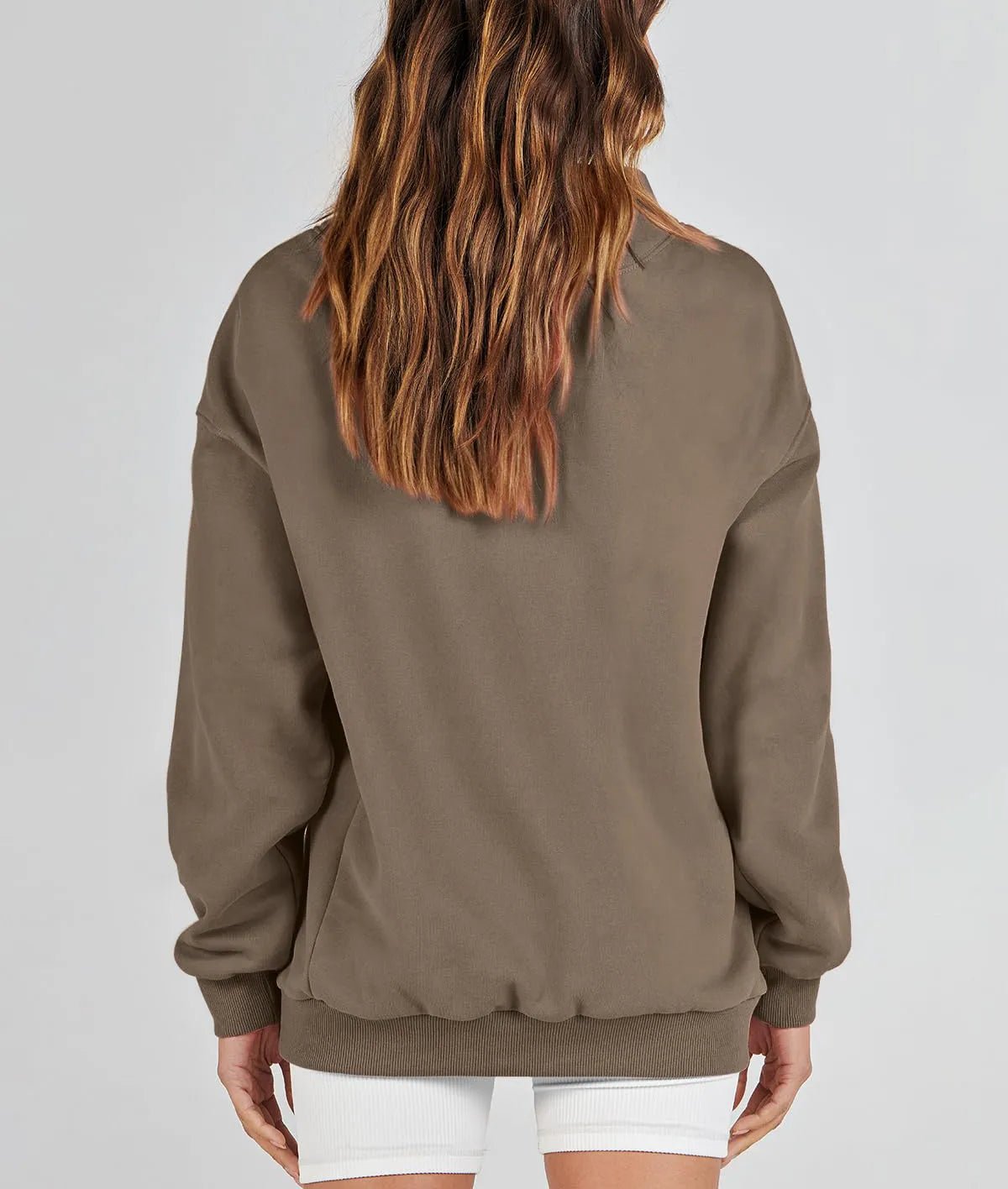 Comfy oversized dames sweatshirt met ronde hals - bellanza