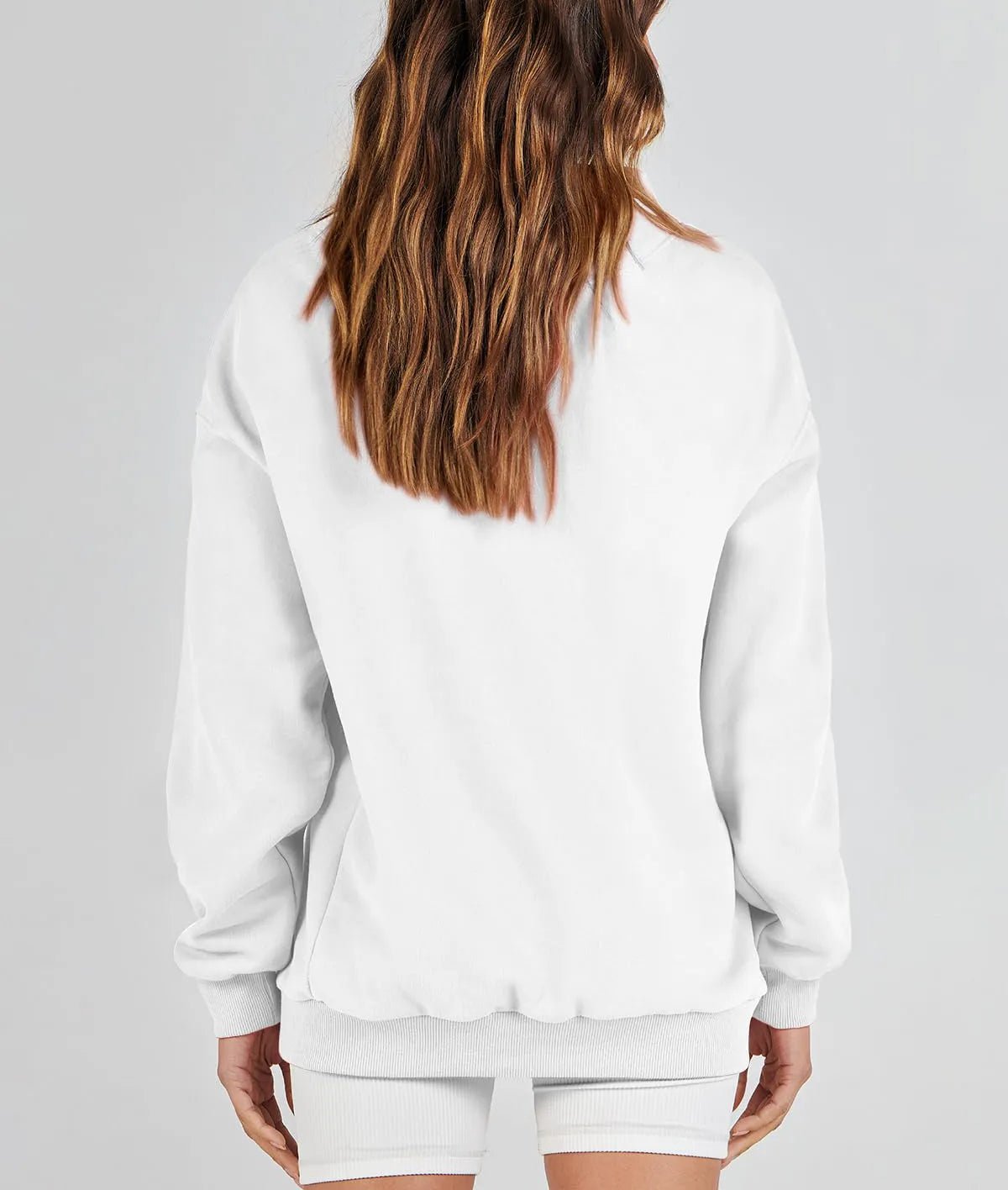 Comfy oversized dames sweatshirt met ronde hals - bellanza