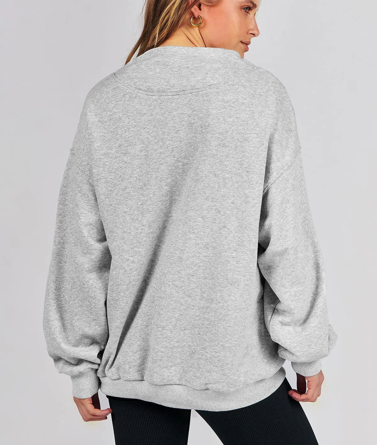 Comfy oversized dames sweatshirt met ronde hals - bellanza