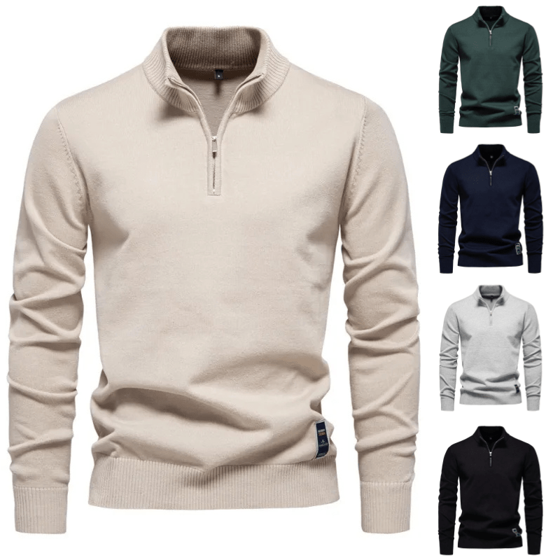 Daan I Pullover met zip - bellanza