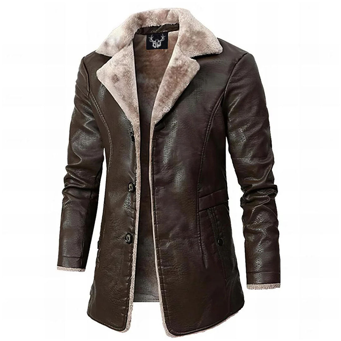 DUMONT LYON | ELEGANTE EN ONGEDEGENDE LEREN JAS VOOR HEREN - Bellanza